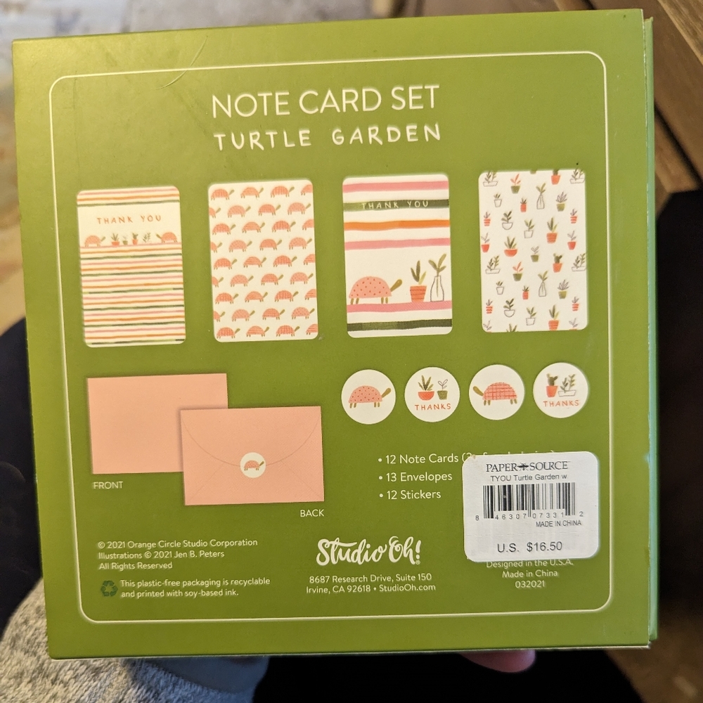 Thank You Note Card Set - Picture 2 of 3